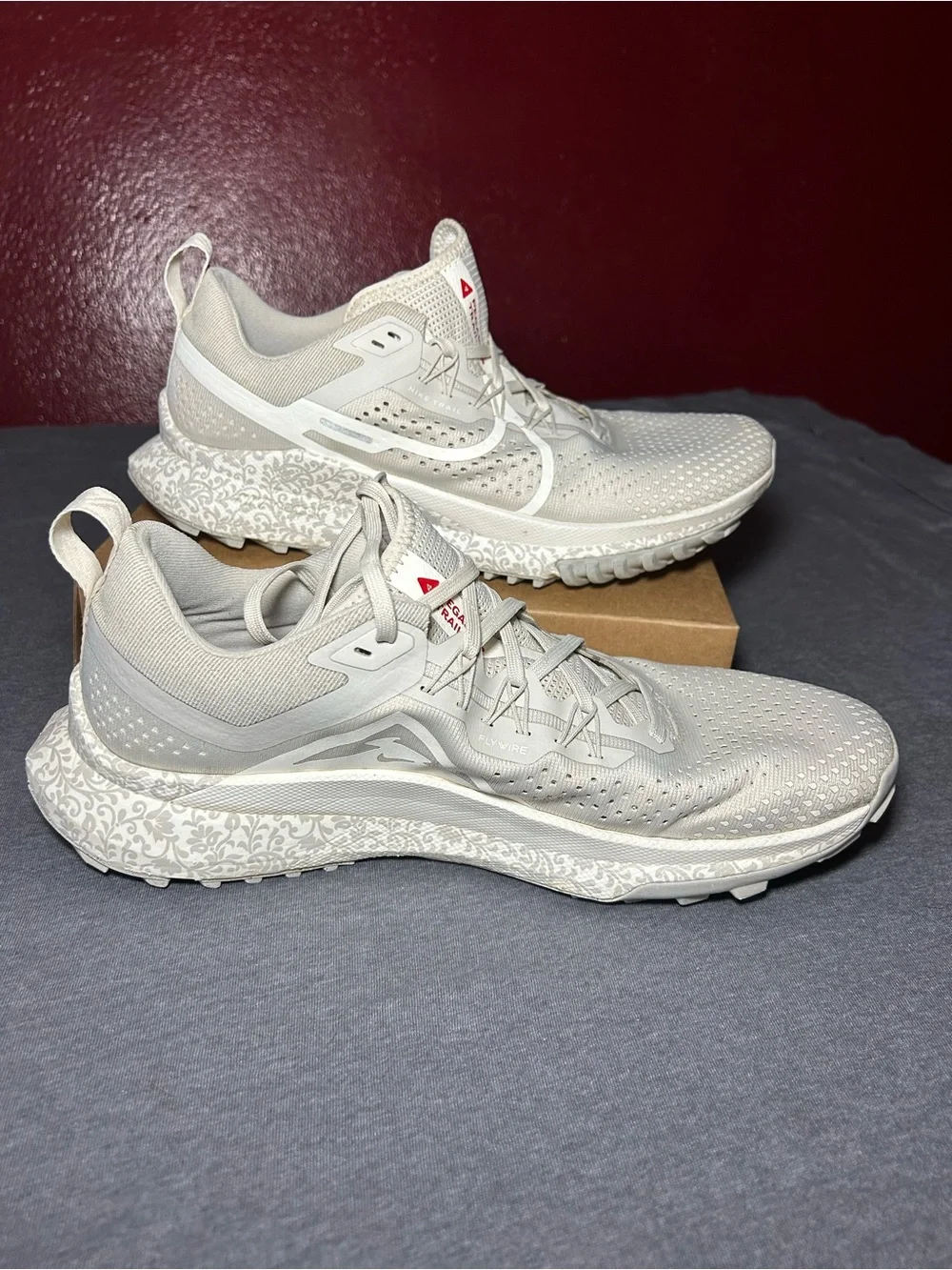 Nike React Pegasus Trail 4 “Give Her Flowers”Women's Cream/White Trail Sneakers